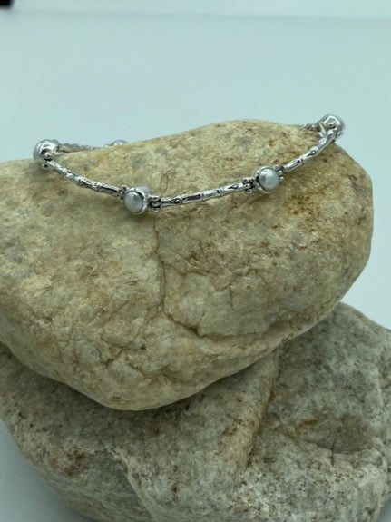 Sterling Silver Fresh Water Pearl Bracelet