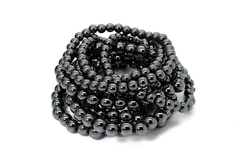 Hematite Chakra Attraction Bead Stretch Bracelet for Men & Women Bracelet