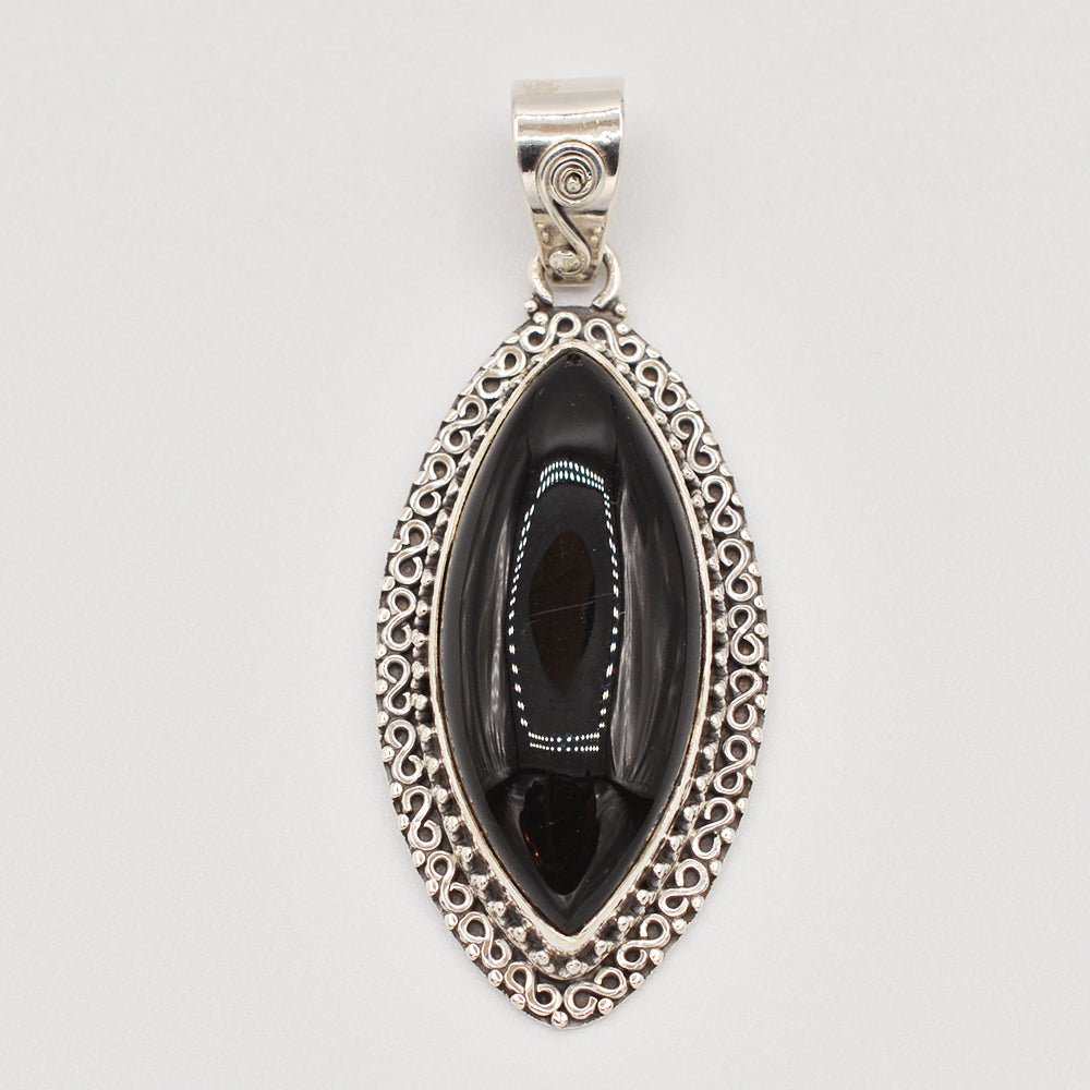 Onyx Sterling Silver Pendant