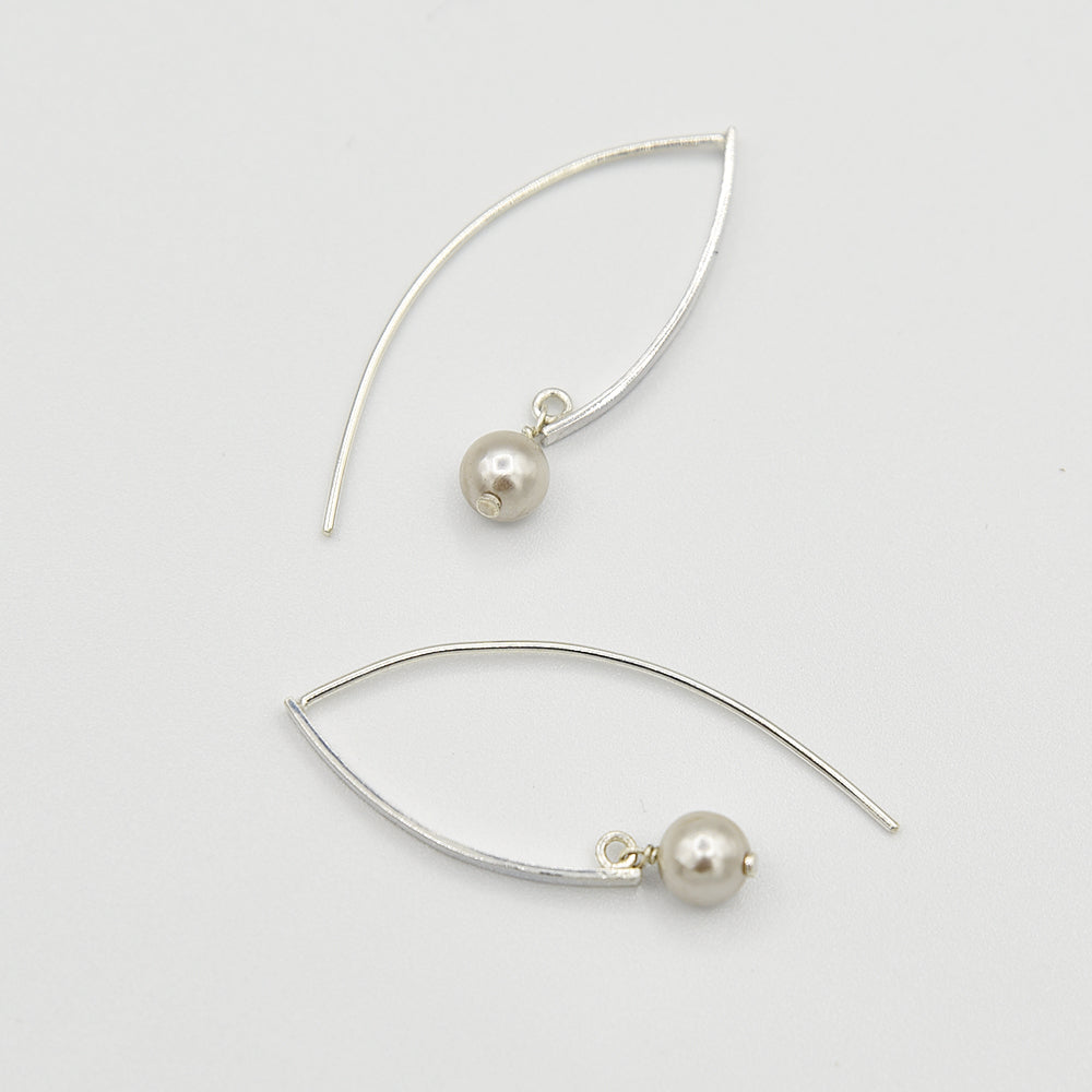 Fresh Water Pearl Sterling Silver Earrings