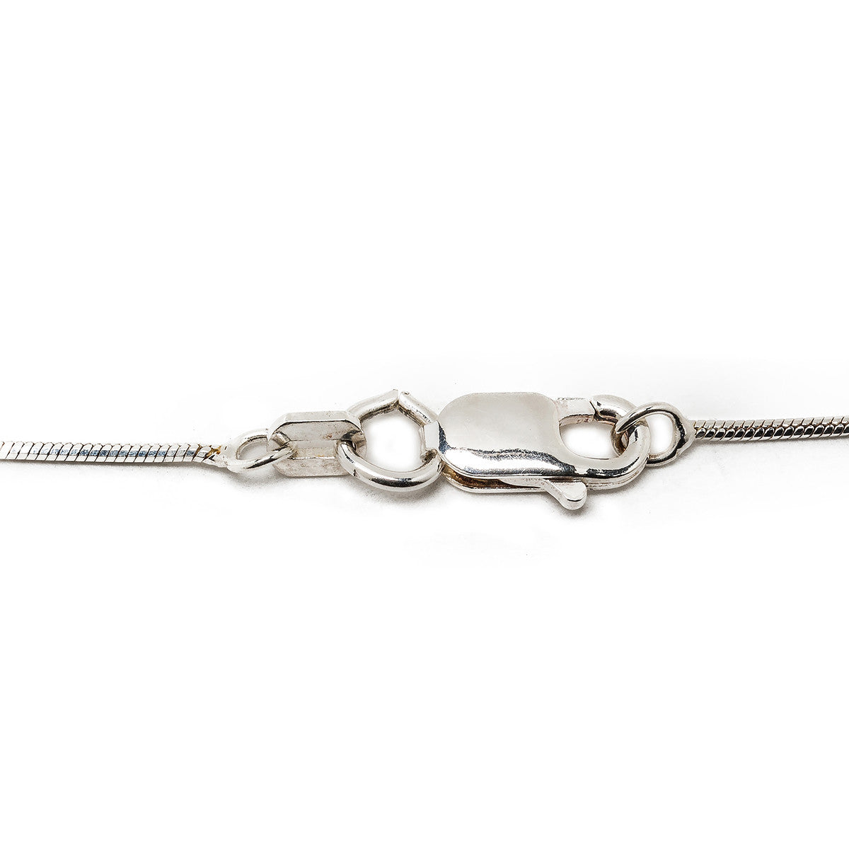 1MM Sterling Silver Snake Chain with Lobster Claw Clasp. Italian Sterling Silver, 16"-30"
